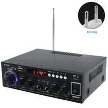 Цифровой плеер подарок HIFI музыка мини низкий уровень искажений домашний Bluetooth пульт дистанционного управления Железный Аудио Усилитель Стенд черный портативный