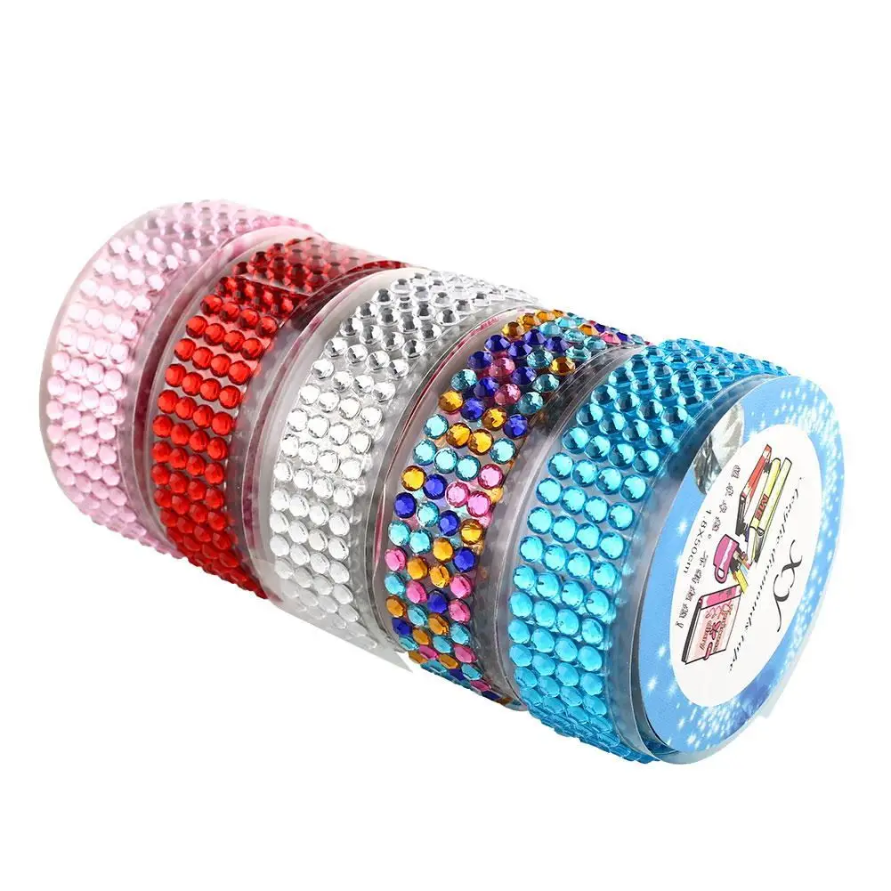 

Self-Adhesive Acrylic Rhinestones Stick Craft Sticker Tape Nail Art Card DIY