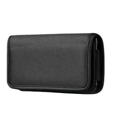 New Universal Casual Phone Pouch For iPhone 11 Pro Max Xs XR X 6 7 8plus Case Belt Clip Holster Oxford Cloth Bag Flip Cover