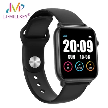 

Smart Watch Men Temperature Detection Heart Rate Monitor IP68 Waterproof Alarm Clock Reminder MK009