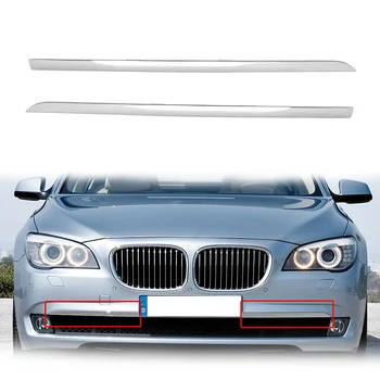 

Bumper Face Bar Trim For-BMW F01 F02 F04 740Li 2009-2012 750Li Set of 2 Front Left Right 51117197291 51117197292