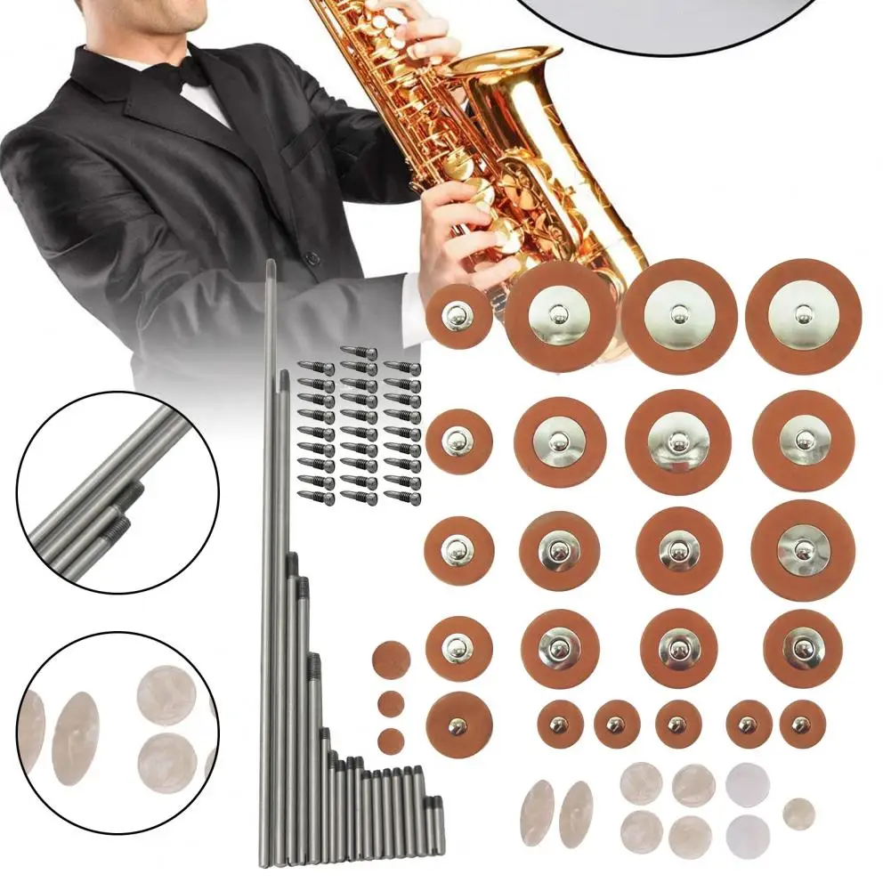 Saxophone Pad Kit Anti-oxidation Thicken Wind Musical Instrument Parts Set Sax Repair Parts Kit Alto Sax Repair Kit