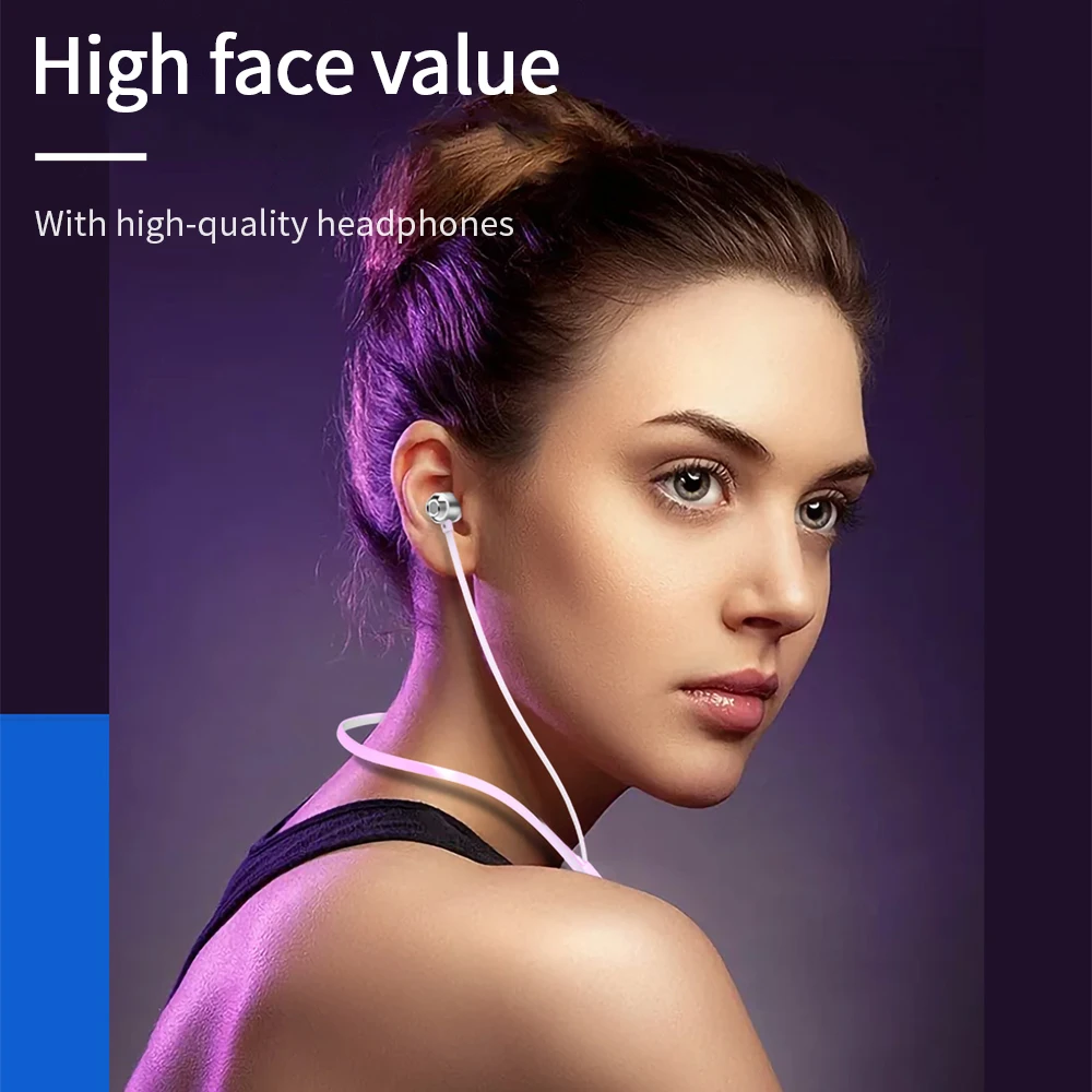 Bluetooth наушники с шейным воротником Youth Edition спортивные беспроводные микрофоном