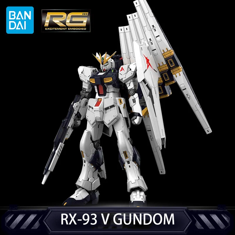 

Bandai Gundam Assembling Toy RG 1/44 RX-93 V Gundam Figure Decoration Model Gift