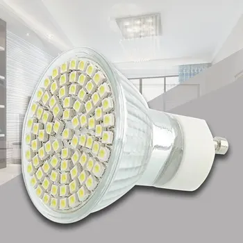 

Led Bulb 60*SMD Light 220V GU10 White 50W Practical Pure Glass Day
