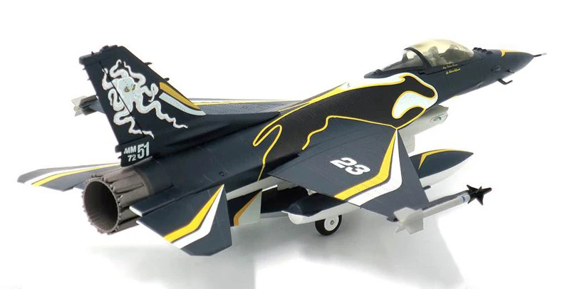Изысканные 1/72 Итальянские ВВС F 16A истребитель 90 летия цветной живописи сплава