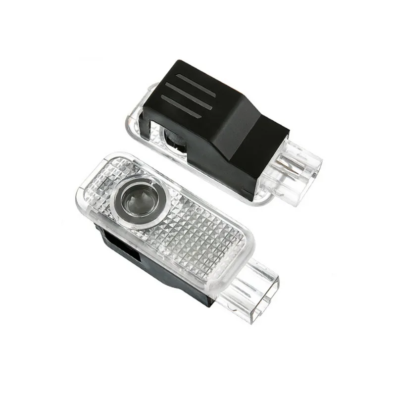 2 шт. Автомобильный светодиодный проектор логотипа двери, приветственный светильник, Призрачная тень, Лазерная лампа для Audi R8 2007- TT 2008- Q7 2006- Q5 Q3 - Испускаемый цвет: As the picture