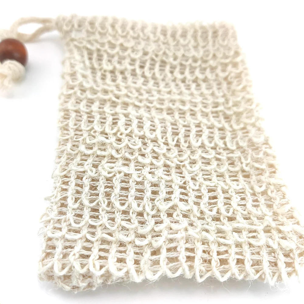 5 шт. натуральный Отшелушивающий экологически чистый мешок для мыла|Портативные