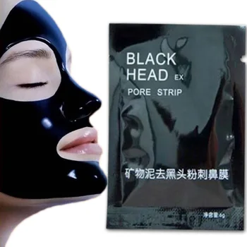 

blackhead remover Deep Cleansing purifying peel off Black head pores face mask Remove blackhead facial mask 50pcs Shills massage
