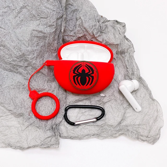 Cute Cartoon Earphone Cover for Huawei Freebuds 4i Case TWS Bluetooth Wireless Headphone Charging Box Case Headset Silicone Case E