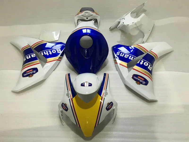 Комплект обтекателей под давлением для HONDA CBR1000RR 08 09 10 11 CBR 1000RR 2008 2009 2011 белый и