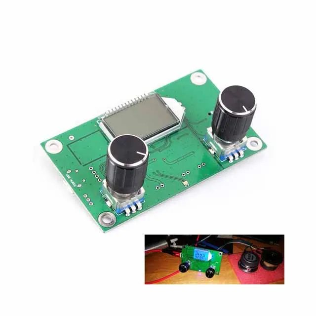 

A23-- FM Radio Receiver Frequency Modulation Stereo Receiving PCB Circuit With Silencing LCD Display 3-5V LCD Module