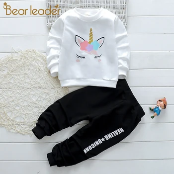 

Bear Leader Autumn Children Clothing Boys Girls Clothes Unicorn Sweater Suit Baby Jacket Pants 2Pcs Set Toddler Kids Tracksuits