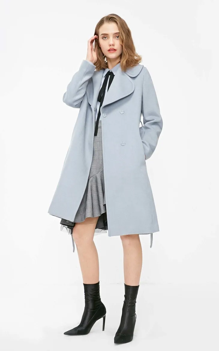 Vero Moda Женское пальто из 52% шерсти с невидимой застежкой | 318327549