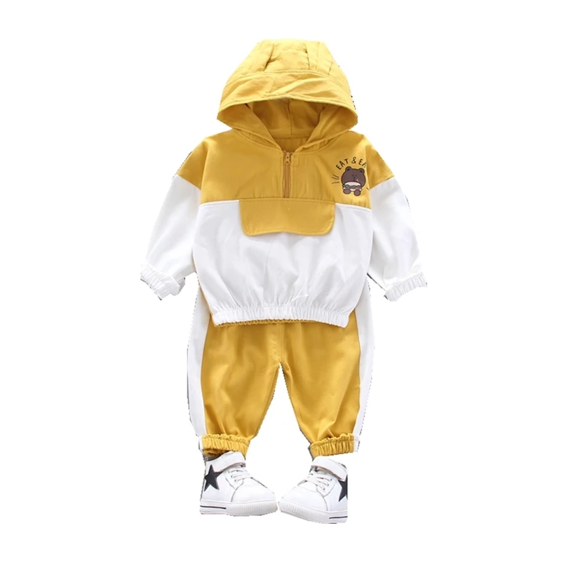 

New Spring Autumn Children Fashion Clothes Baby Boys Girlscartoon Hoodies Pants 2pcs/sets Kids Infant Costume Toddler Sportswear