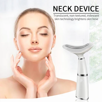 

Neck Massager Lifting Soin Visage Neck Anti Wrinkle Double Slimmer Skin Tightening LED Photon Light Therapy Beauty Neck Tools