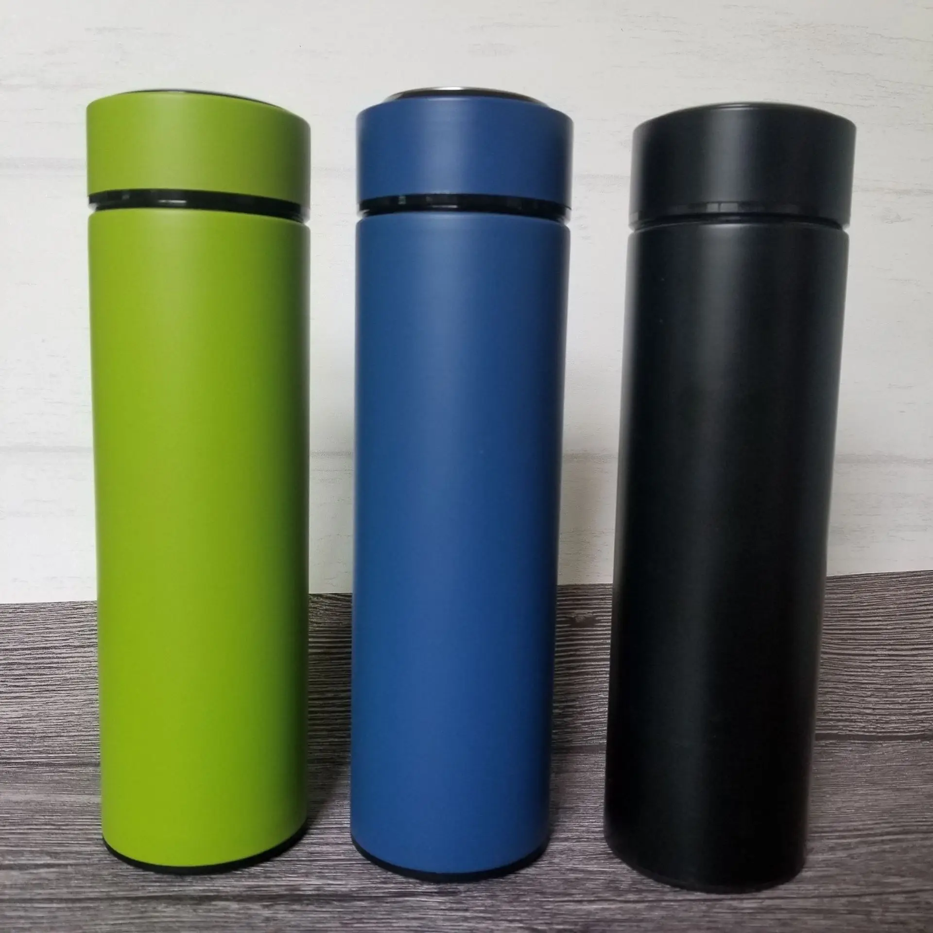 

New Style Insulated Stainless Steel Bottle Business Straight Cup Dull Polish Office Tumbler with Strainer Cup Portable Cup