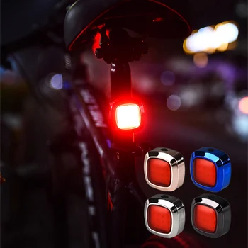 

USB Charging Brake induction Bike Warning Tail Light 5 Light Modes Brake Sensor Taillights Led Waterproof Bycicle Back Lights