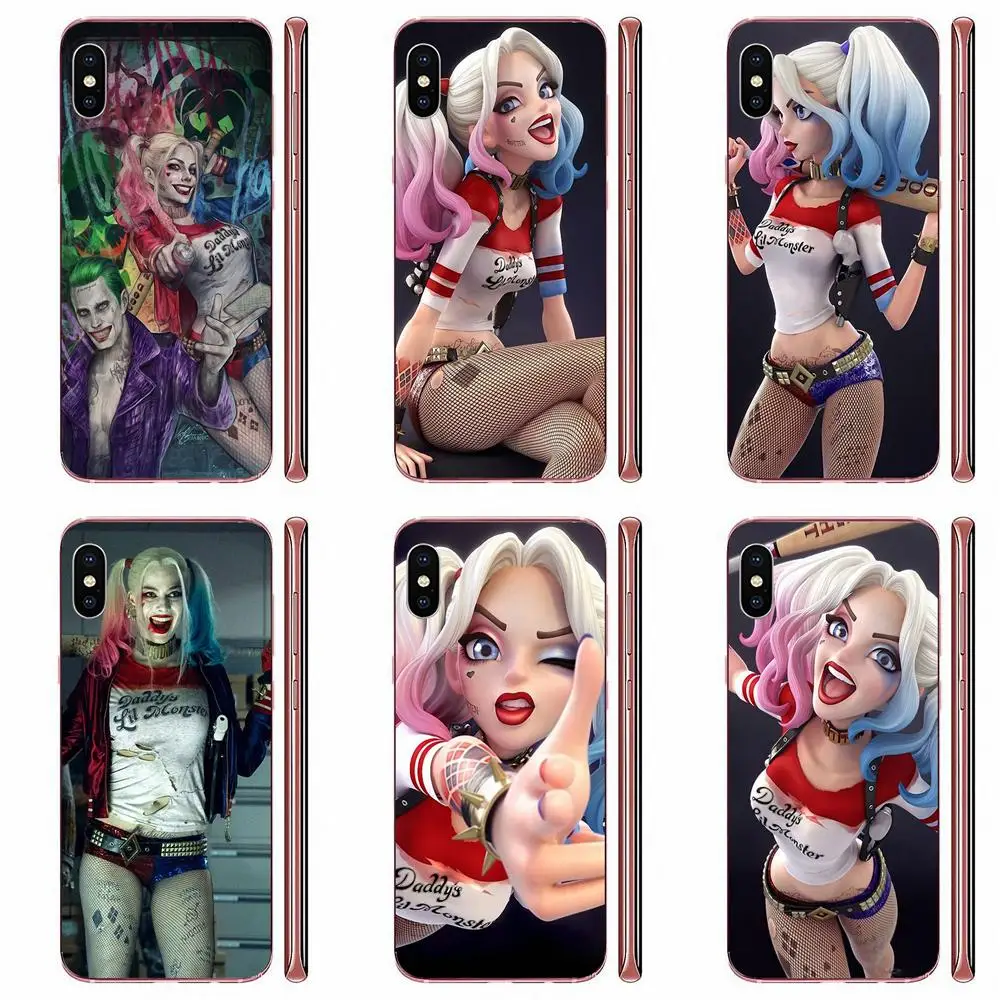 Harley Quinn Marvel Comic Ультратонкий чехол для Samsung Galaxy Note 5 8 9 S3 S4 S5 S6 S7 S8 S9 S10 5G mini Edge Plus Lite |