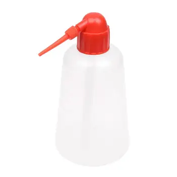 

Red Cap Clear White Plastic Laboratory Measuring Squeeze Bottle 500ml
