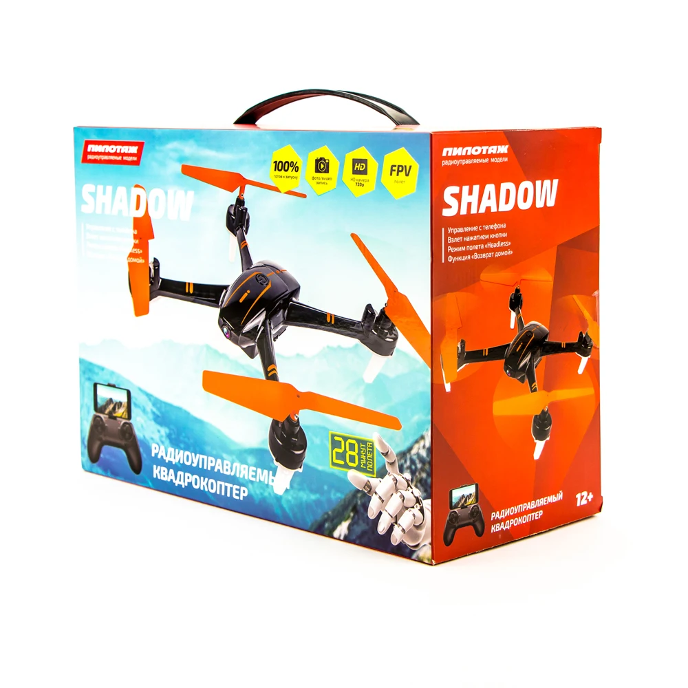 Квадрокоптер Pilotage РУ Shadow HD FPV