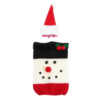 

1Pc Bottle Cover Adorable Portable Creative Bottle Sleeve Wine Bottle Cover Bottle Decor for Christmas Party