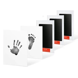 Kit d'empreintes de mains et de pieds pour bébé, tampons encreurs Non toxiques, sans contact, pour nouveau né, animal de compagnie, chien, empreintes de pattes, souvenirs, cadeaux 