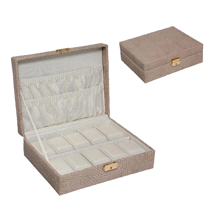 

Snakeskin Watch Display Box Europe And America Fleece Liner Watch Box Multi-color Storage Box Jewelry Box Customizable