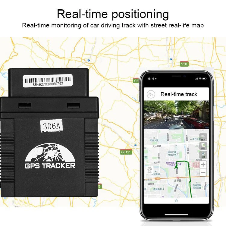 OBD II трекер gps локатор автомобиль в режиме реального времени GSM устройство слежения гео-забор превышение скорости вибрации SMS сигнализация gps 2G веб-приложение отслеживания