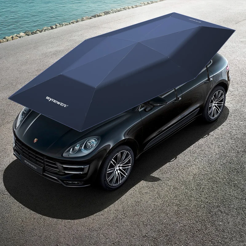 

2019 portable car protection 4.8 Meters 2in 1 Mynew special tents automatic car sun shade Umbrella car accessories Anti UV