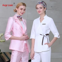 Новая рабочая одежда прораб отель рабочая одежда менеджер костюм красота руководство костюм Одежда для красоты медицинская униформа медсестры больничный салон