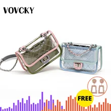 Luxury Ladies Hand Bags Summer Matte Clear Purse Small Tote Bags for Women Transparent Shoulder Cross Body Bolsa Feminina