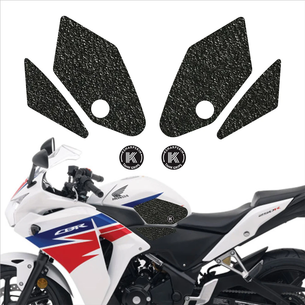 Tank Traction Gas Pad Knee Fuel Side Grips Decals Fit For Honda CBR500R 2013UP Motorcycle Parts