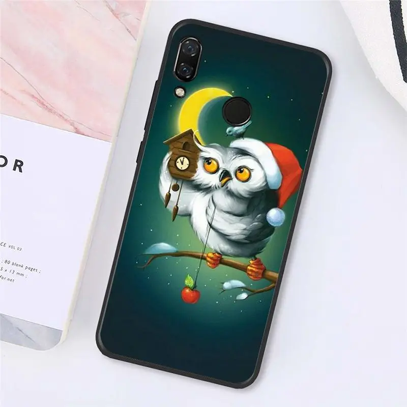 Cartoon cute animal owl