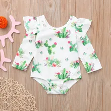 cactus romper baby boy