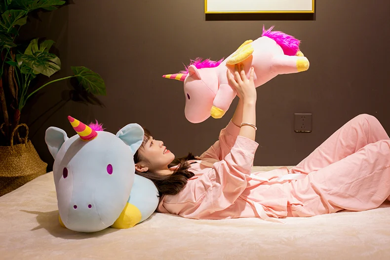Единорог игрушечные животные Unicornio подушки детские для девочек День рождения Рождественская кукла игрушка детский подарок