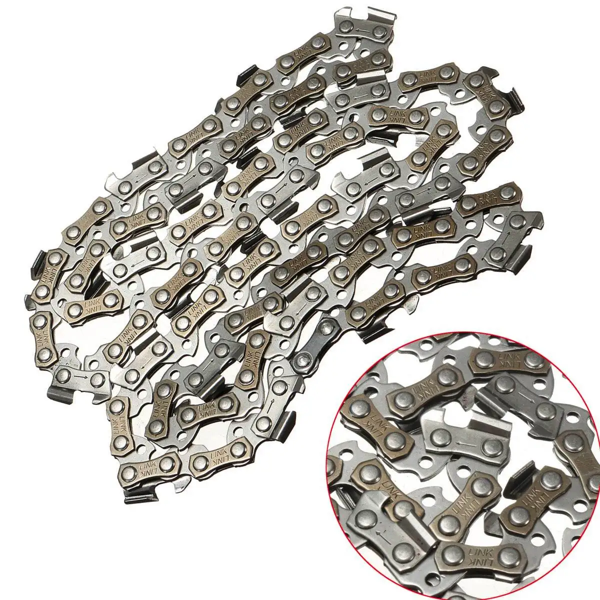 

16'' Chainsaw Saw Chain Blade Pitchs 3/8''LP 0.050 56DL Blade Saw Chains Wood Cutting Chainsaw Accessory For Generic