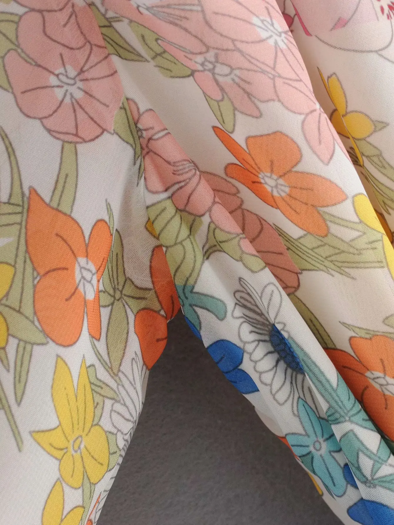 Za 2019 women dress silk floral print fashion ins dress bow sashes draped turn-down collar dresses female vintage vestidos