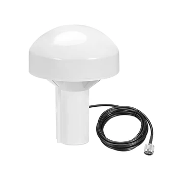 

uxcell 1 Pcs GPS Boat Antenna Compatible with Beidou 30dB N Male External Navigation Receiver 3 Meter Wire for Garmin Boat