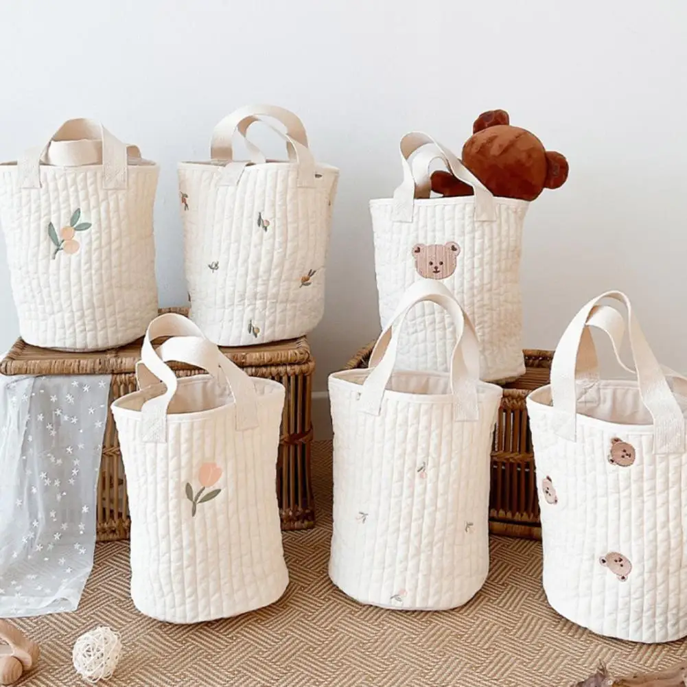 Baby Milk Bottle Bag Cute Pattern Print Load Bearing Widely Applied Practical Nappy Diaper Totes for Daily Use | Дом и сад
