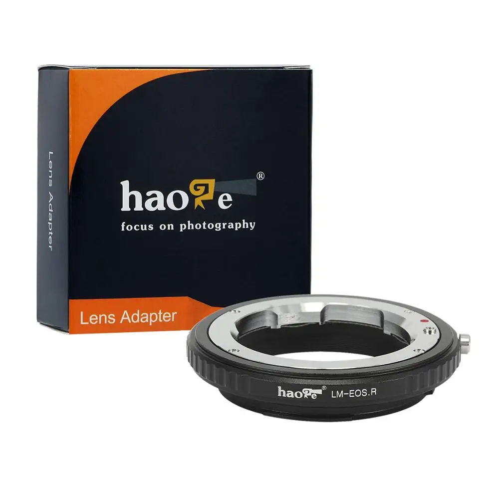 

Haoge с ручными настройками для видеосъемки крепление переходник для Leica M LM, Zeiss ZM, поворотным механизмом Voigtlander VM к объективу Canon креплением RF Камера, таких как однообъективной зеркальной камеры Canon EOS R