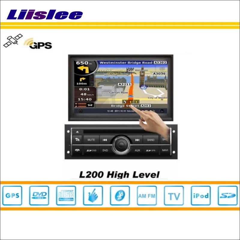 Автомобильный DVD плеер для Mitsubishi Nativa 2008 ~ 2013 GPS навигация радио стерео CD iPod BT экран