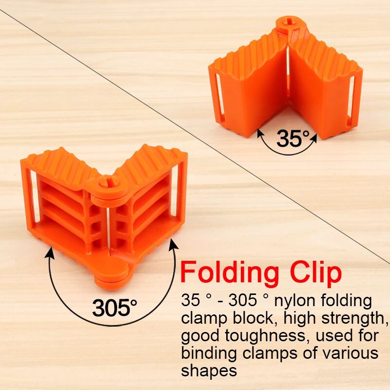 Многофункциональный Зажим для ремня, деревообрабатывающий Быстрый Регулируемый ленточный зажим, многоугольный зажим, 90 градусов, 4 м, чистый нейлоновый Зажим для ремня