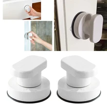 2 шт. стеклянный душевой уголок, дверная присоска, безопасная Поворотная Кнопка стеновой держатель, ручка для ванной, ручка для душа(белый