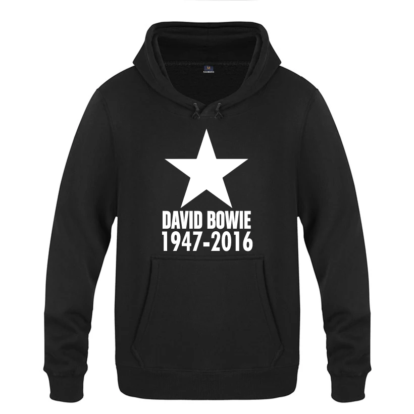 HEY BAT Blackstar Ziggy 1947- Дэвид Боуи толстовки мужские мужские с капюшоном флисовый пуловер толстовки - Цвет: HEY BAT