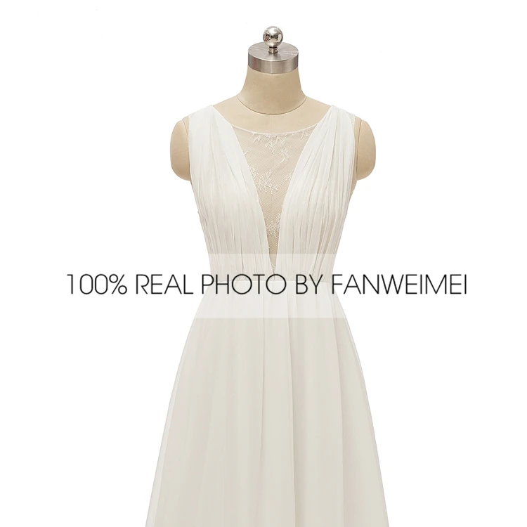 Простое кружевное шифоновое свадебное платье, свадебное богемное платье в стиле бохо, новинка
