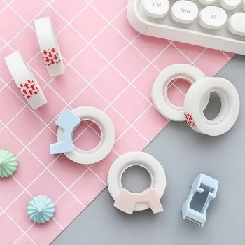 

Invisible Tape Copy Wrong Question Transparent Hand Torn Writing Copy Without Leaving Marks with Cutter School Office Supplies