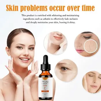 

Natural Hyaluronic Acid Vitamin C Essence Firm Soothing Skin Essence Serum Face 30ml Care Moisturizing Repair Repair C7S8