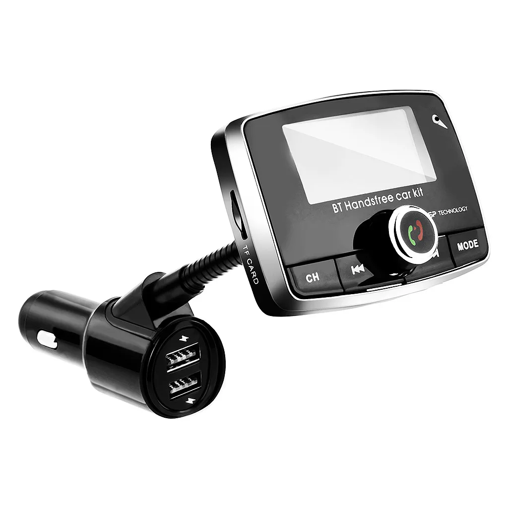 Mp3-плеер QC 3.1A с двумя портами usb 87,5~ 108,0 MHZ Bluetooth 5,0 автомобильный fm-передатчик tf-карта DC12V-24V для всех типов автомобилей# YL1