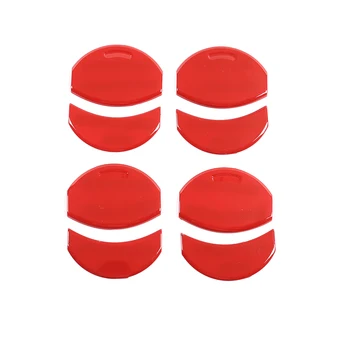 

Car Accessories Interior Air Conditioning Vent Patch Decoration Protection Sport Red For Toyota Tacoma 2016-2020 Plastic 8 Pcs